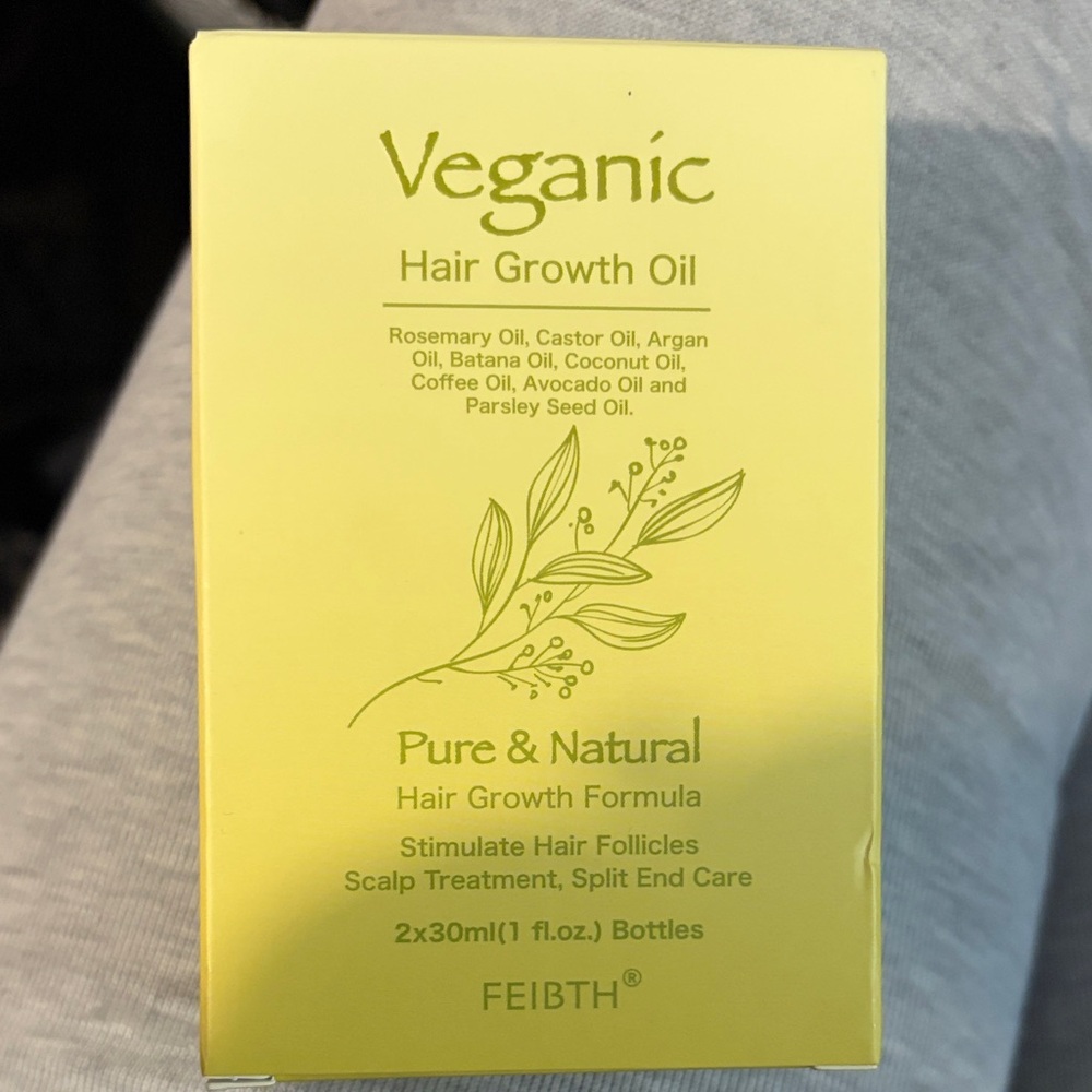 Veganic Hair Growth Oil TWO BOTTLES